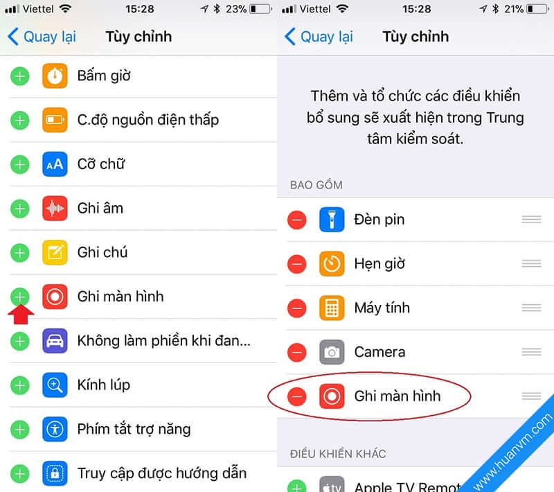 Hướng dẫn quay màn hình iPhone trên iOS 11 đơn giản nhất